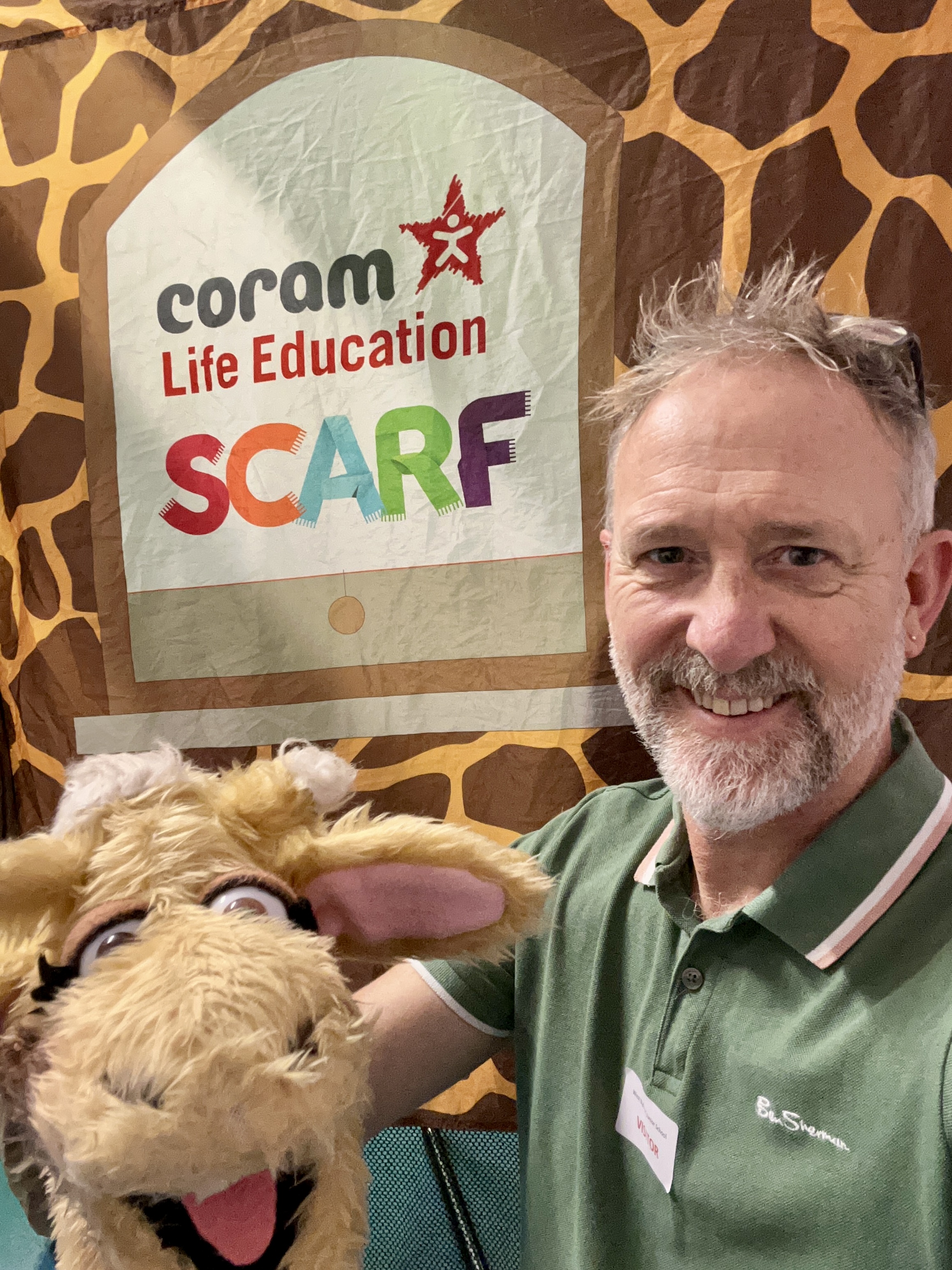 Mark Fisher with Harold